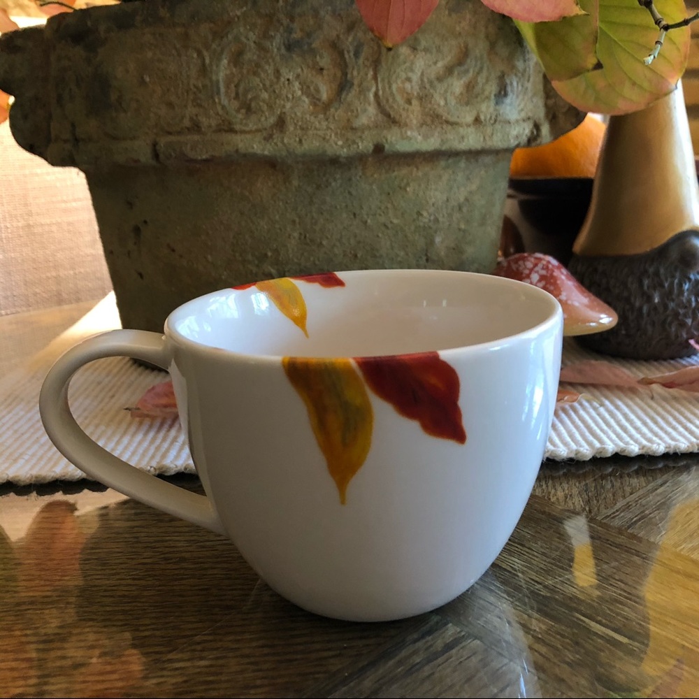 Starbucks Fall Autumn Floral Coffee Mug - Picture 4 of 5